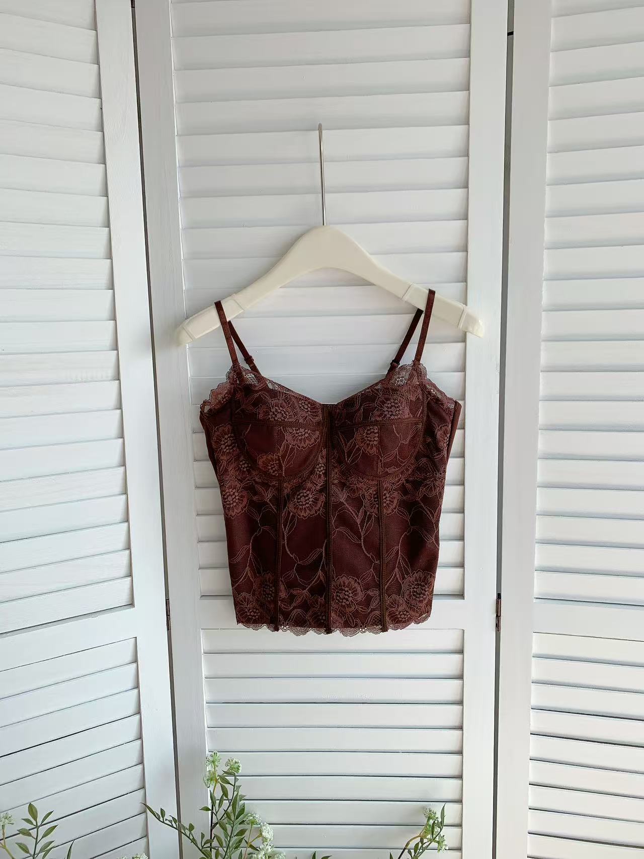 HELLO MILK TEE- 85740 法式吊帶