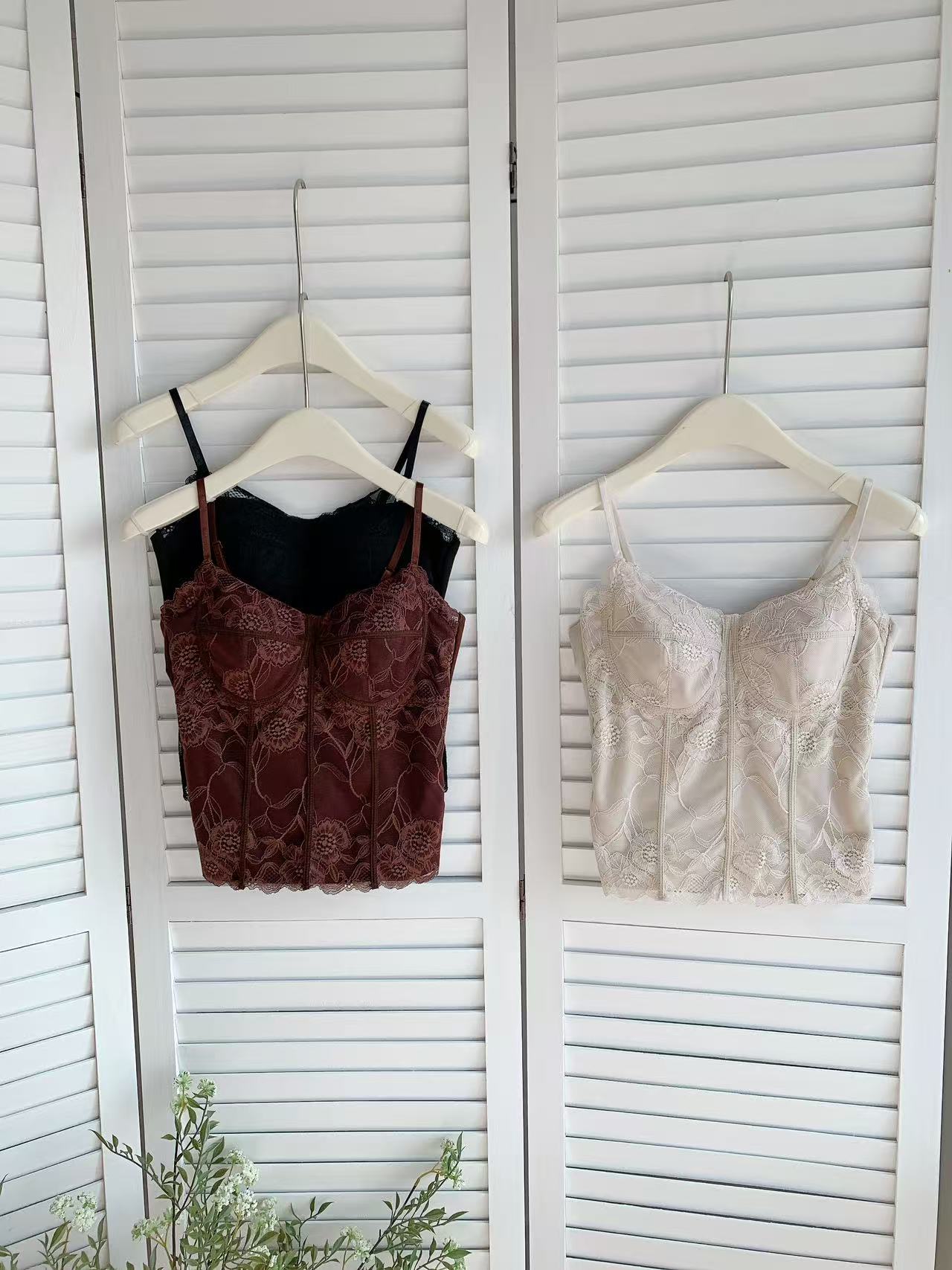 HELLO MILK TEE- 85740 法式吊帶