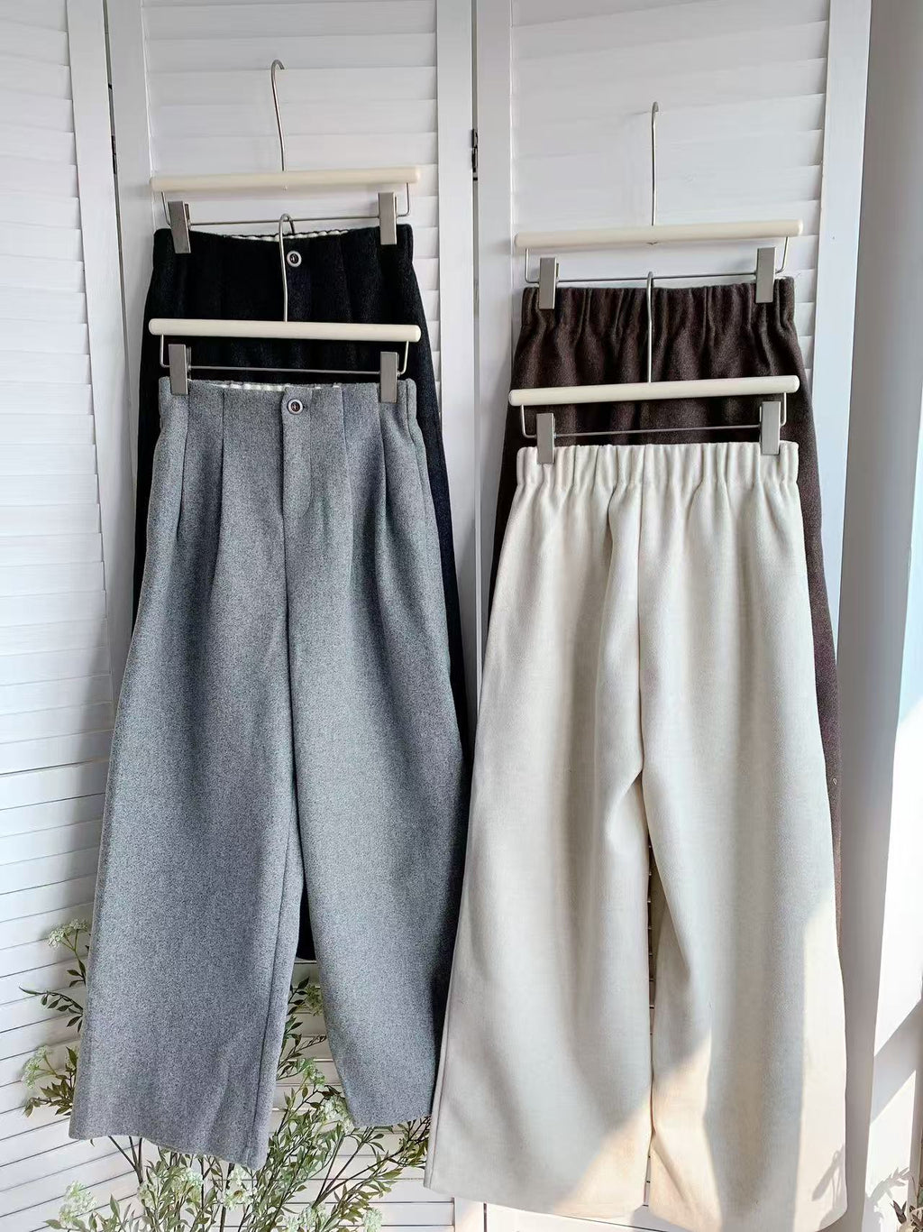 HELLO MILK TEE- 85808 休閑長褲