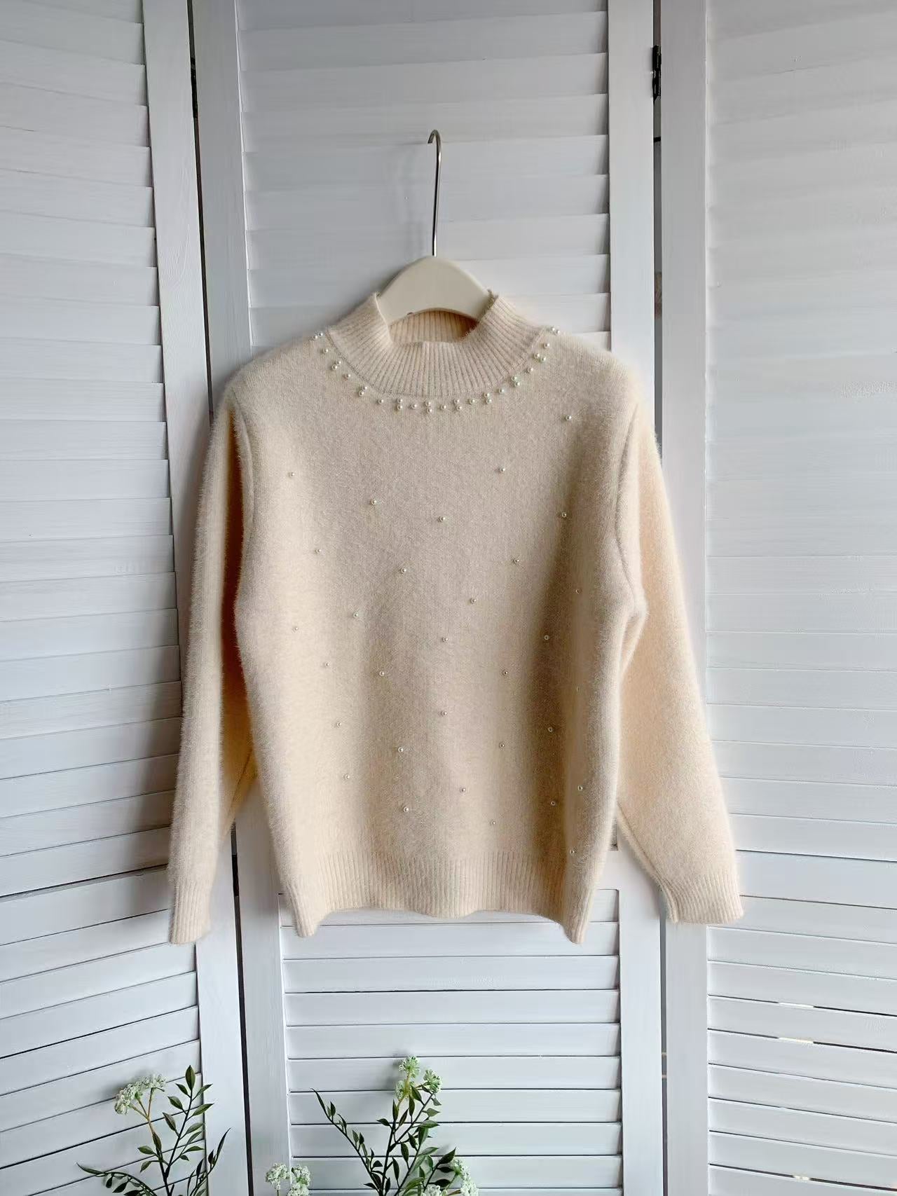 HELLO MILK TEE- 85784 韓系釘珠衫