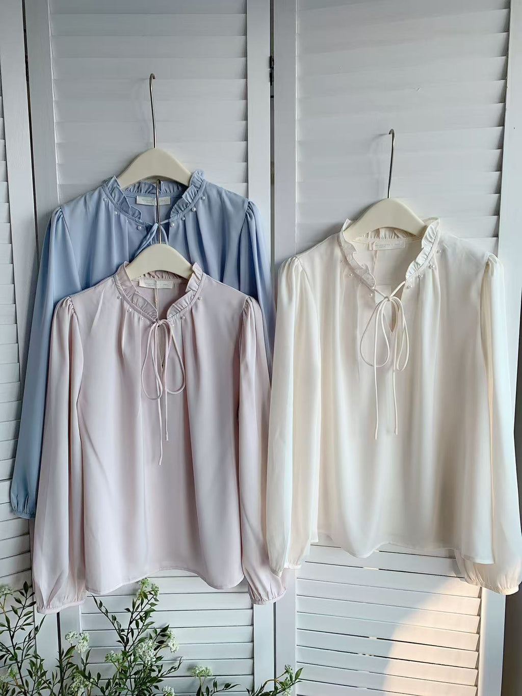 HELLO MILK TEE- 85771 珍珠小衫