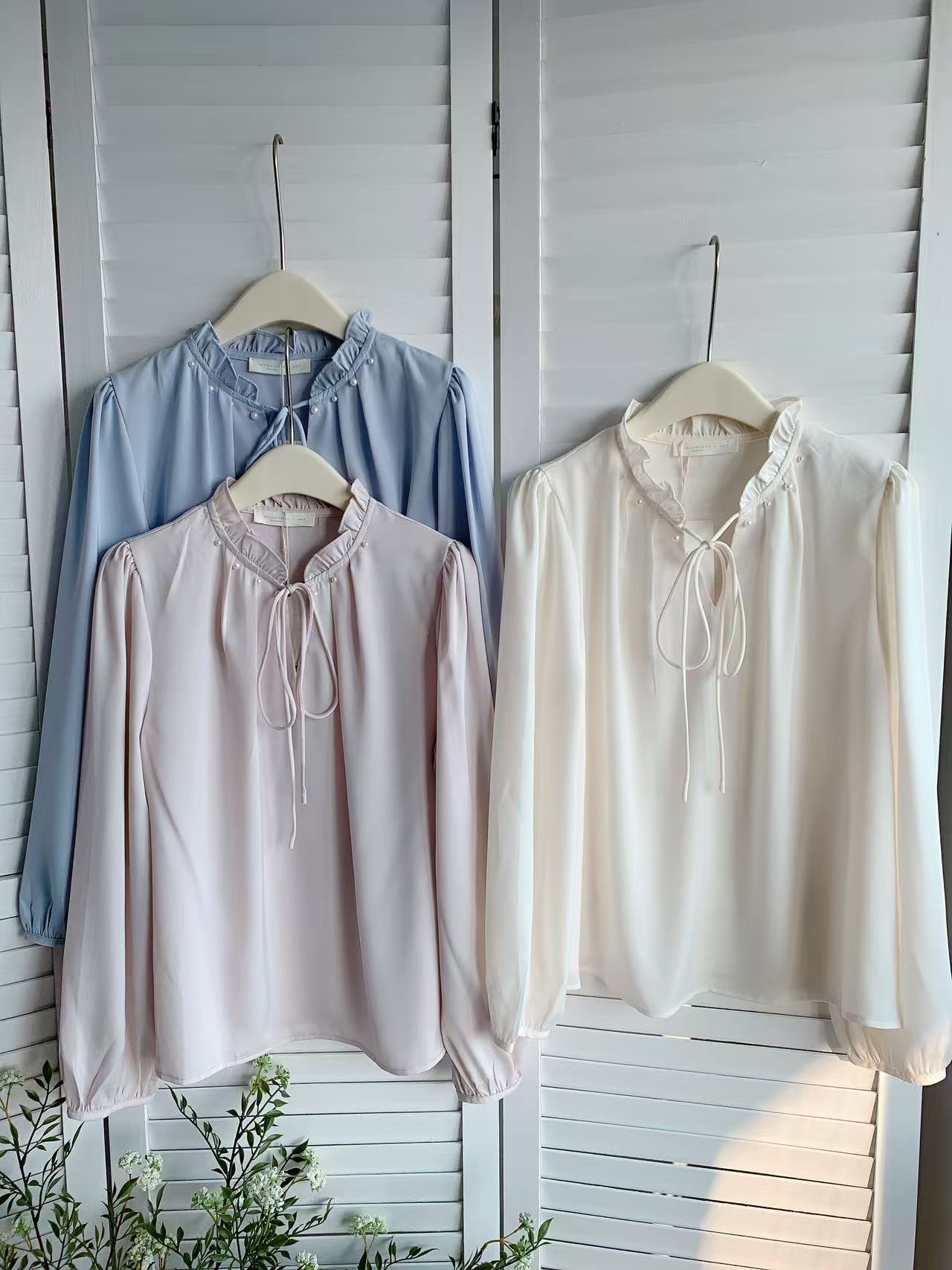 HELLO MILK TEE- 85771 珍珠小衫