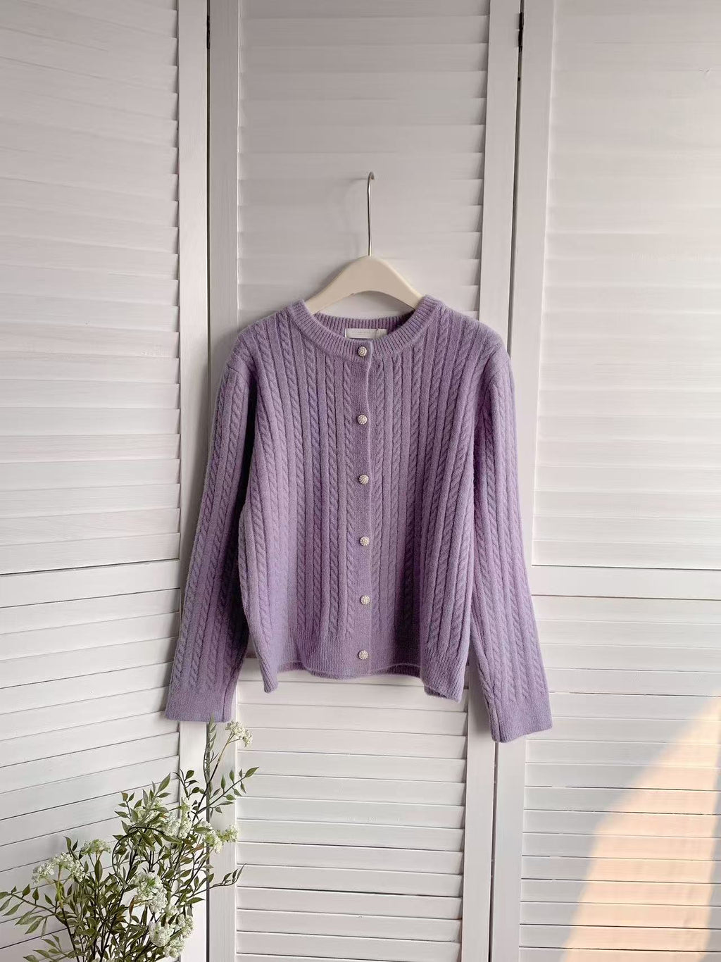 HELLO MILK TEE- 85814 扭花針織衫