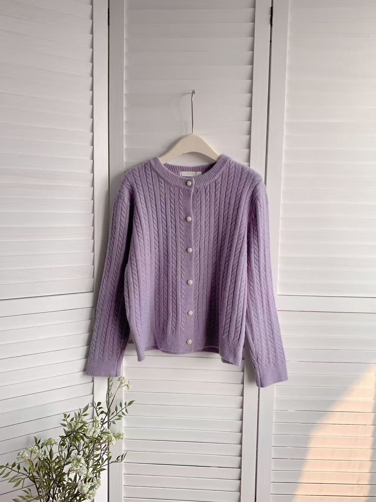 HELLO MILK TEE- 85814 扭花針織衫