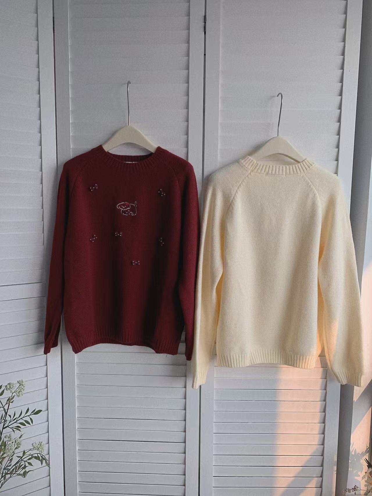 HELLO MILK TEE- 85810 圓領針織衫