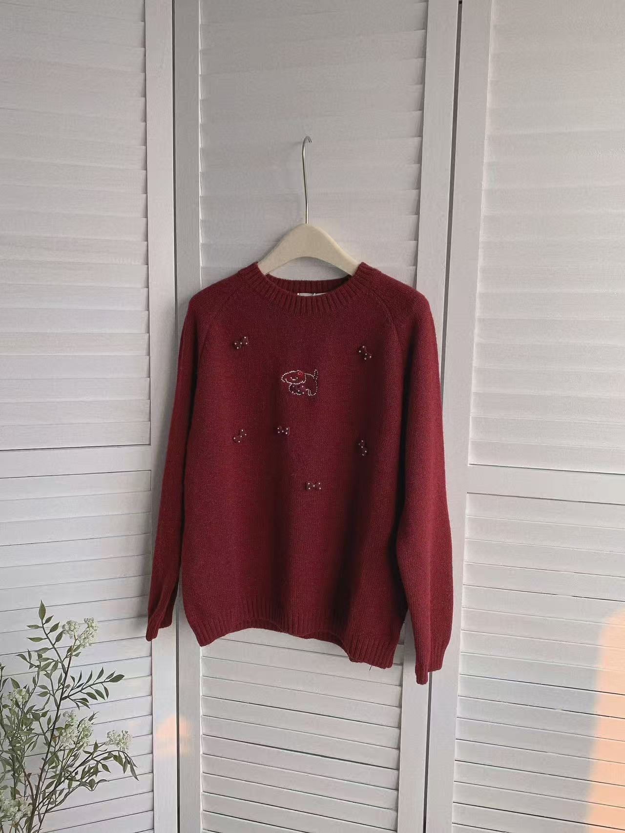 HELLO MILK TEE- 85810 圓領針織衫