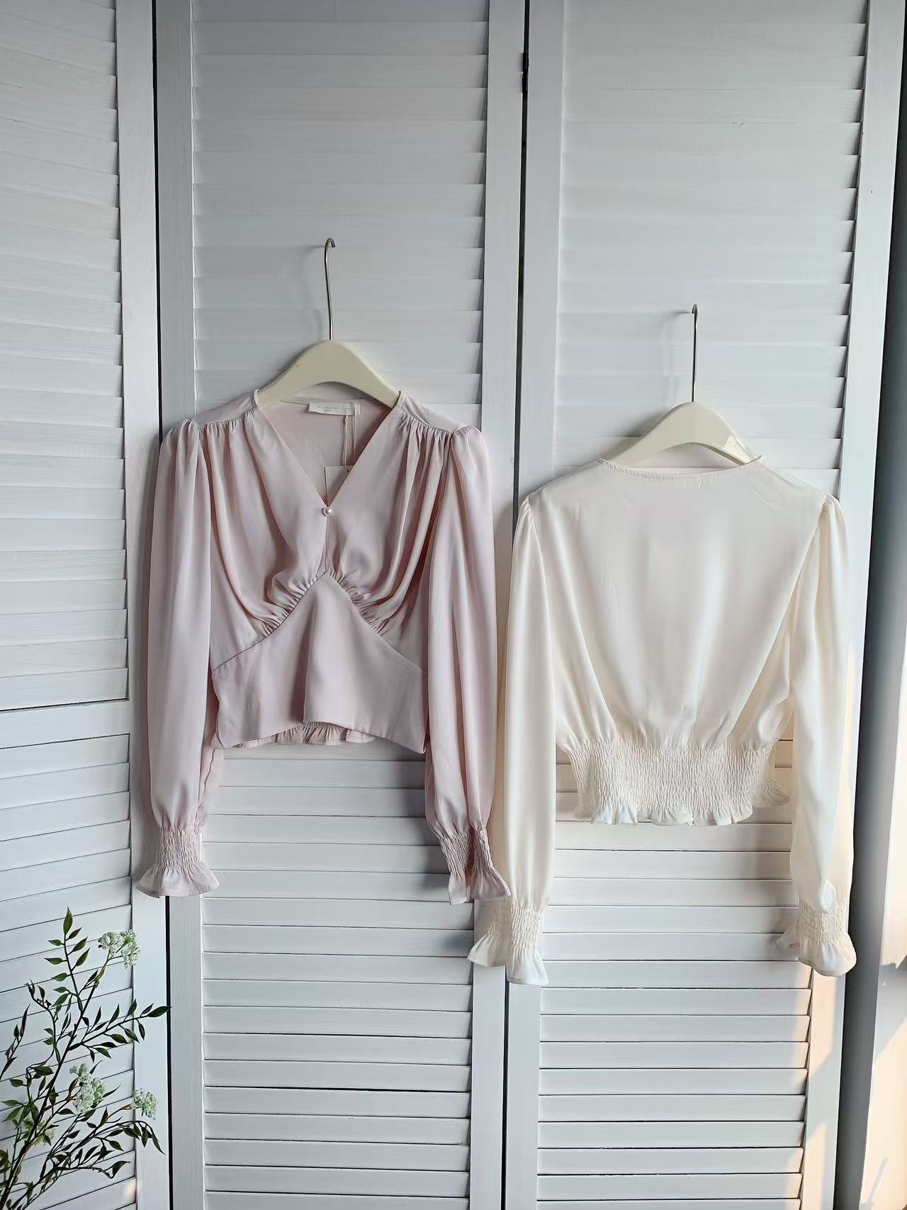 HELLO MILK TEE- 85769 法式上衣