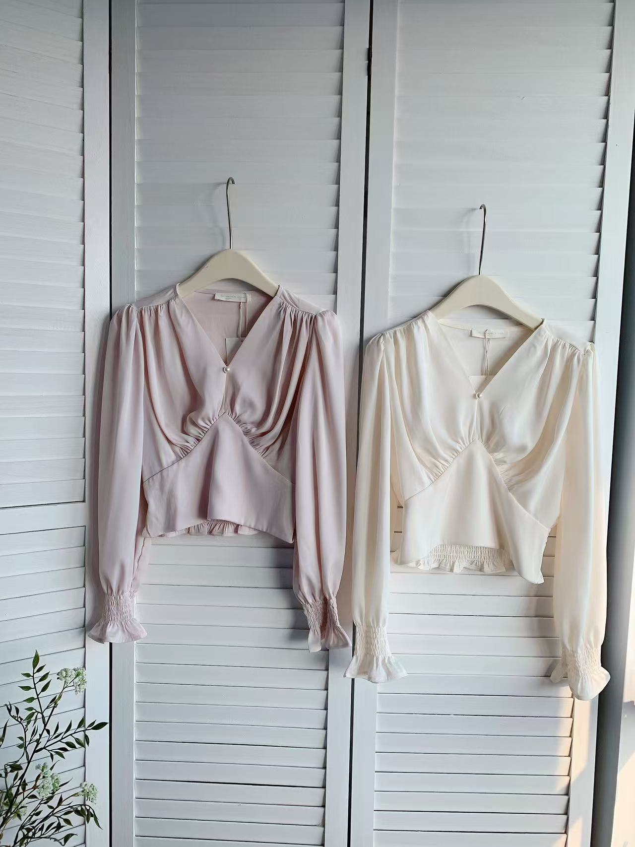 HELLO MILK TEE- 85769 法式上衣