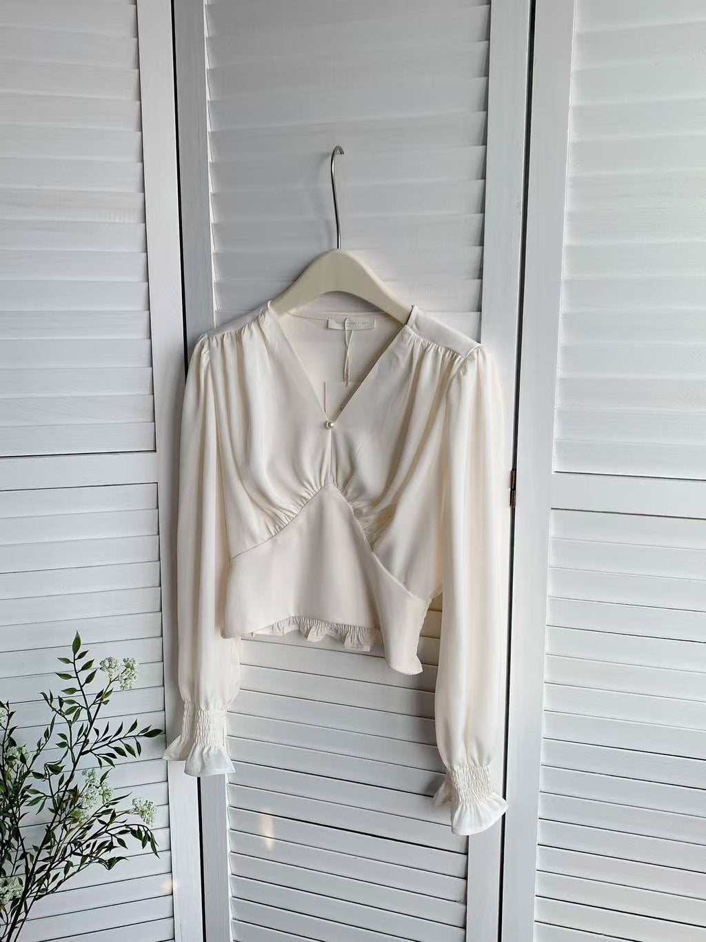 HELLO MILK TEE- 85769 法式上衣