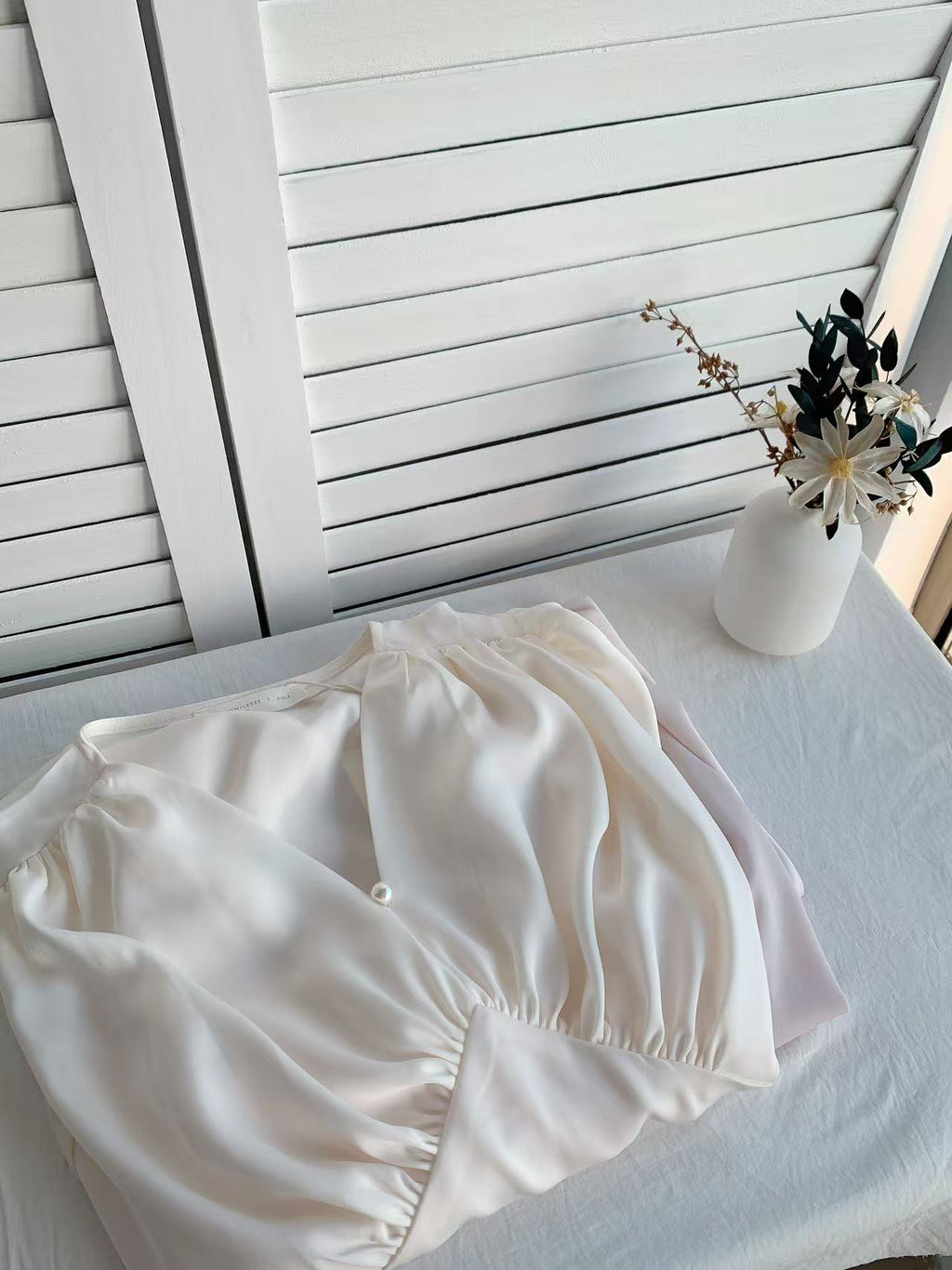 HELLO MILK TEE- 85769 法式上衣