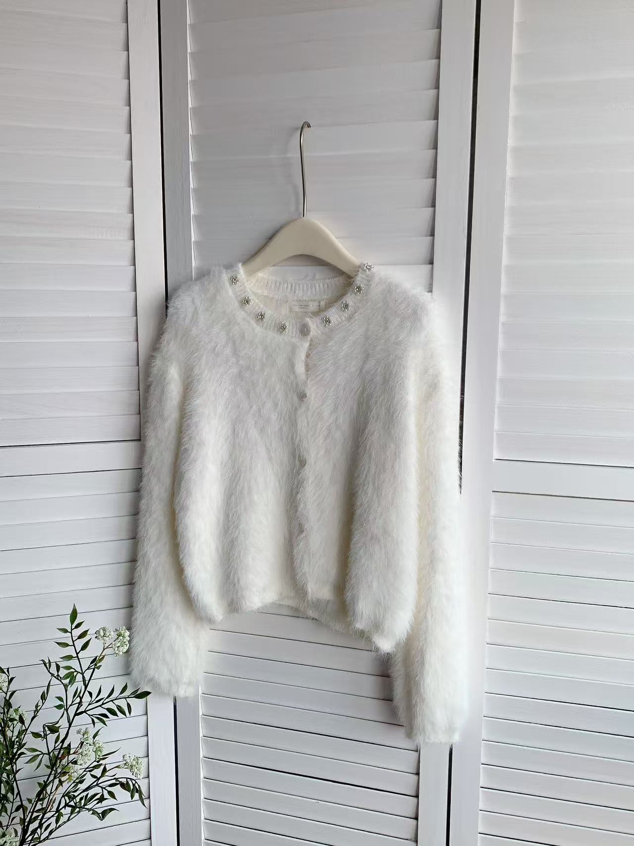 HELLO MILK TEE- 85788 針織開衫