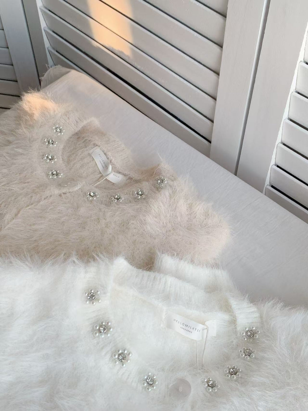 HELLO MILK TEE- 85788 針織開衫