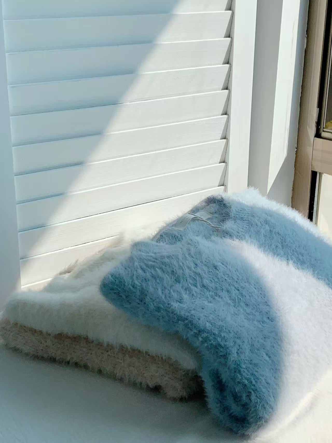 HELLO MILK TEE- 85785 圓領毛絨衫