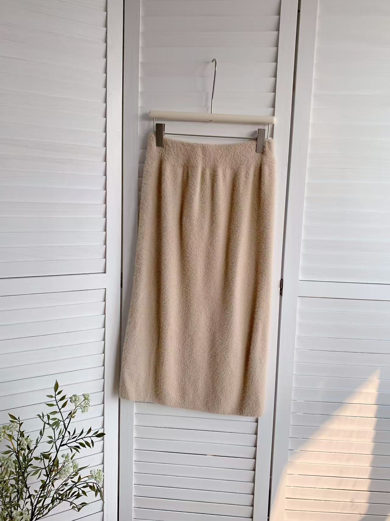 HELLO MILK TEE- 85790 針織半裙