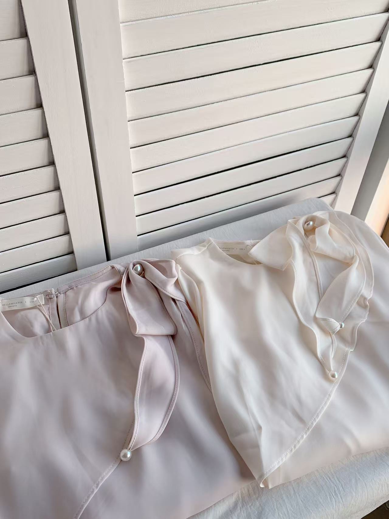 HELLO MILK TEE- 85768 氣質小衫