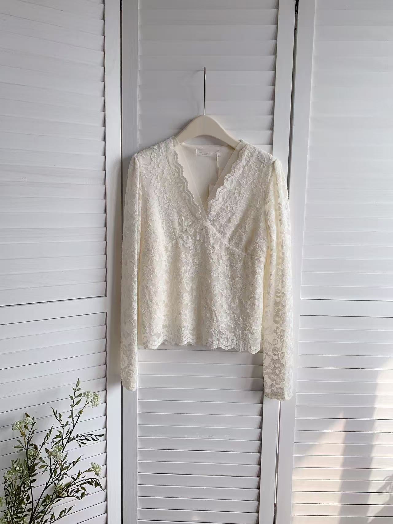 HELLO MILK TEE- 85824 法式上衣