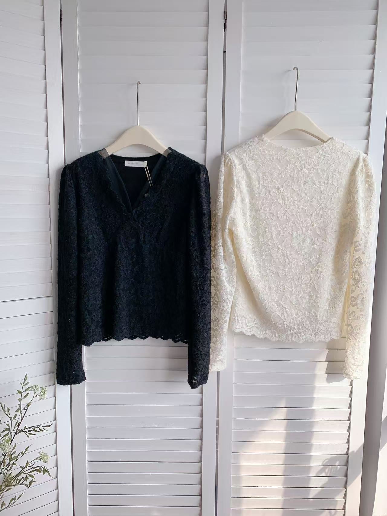 HELLO MILK TEE- 85824 法式上衣