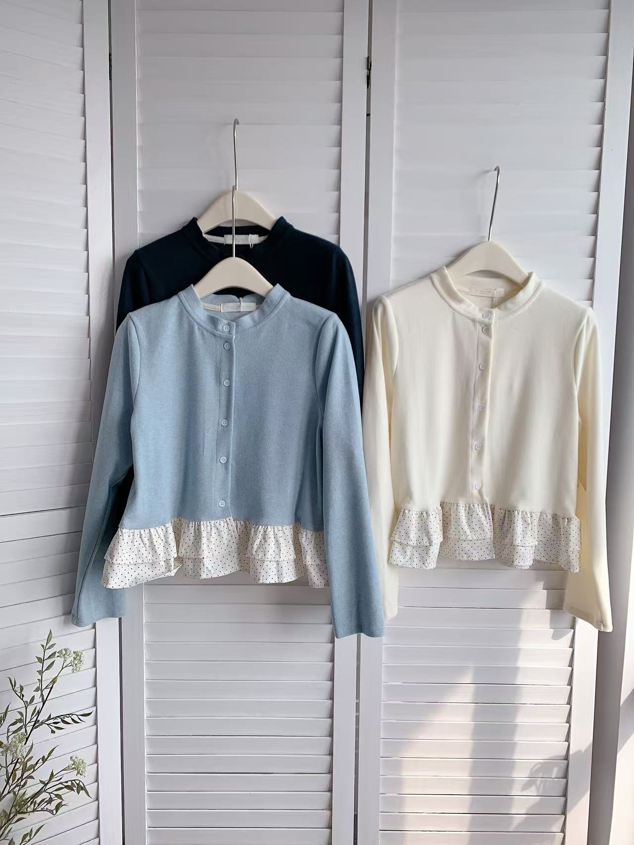 HELLO MILK TEE- 85837 簡約上衣