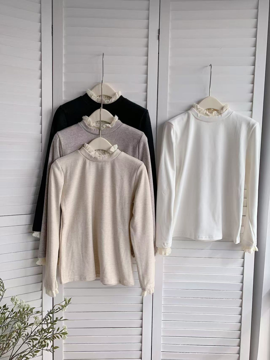 HELLO MILK TEE- 85841 高領打底衫