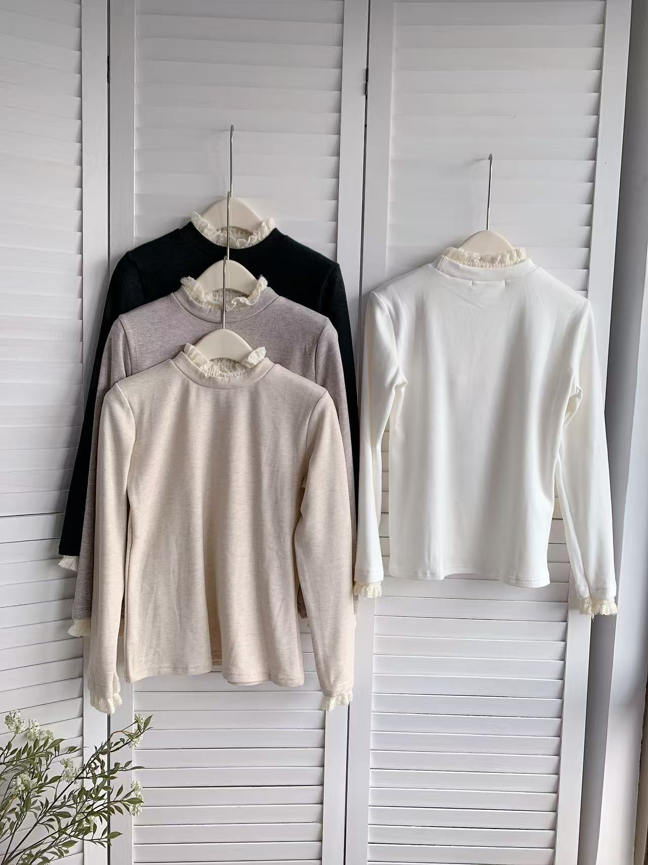 HELLO MILK TEE- 85841 高領打底衫