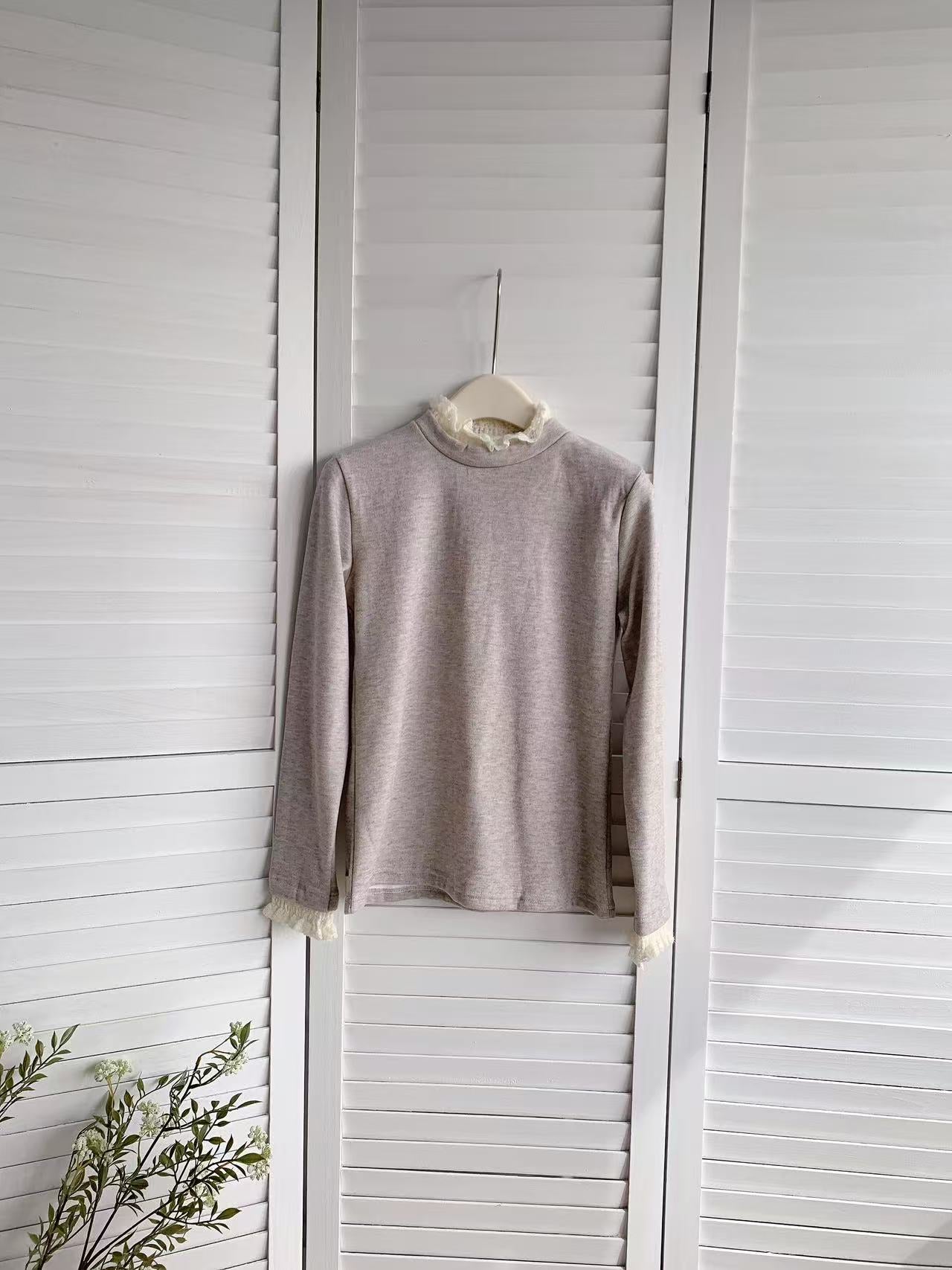 HELLO MILK TEE- 85841 高領打底衫