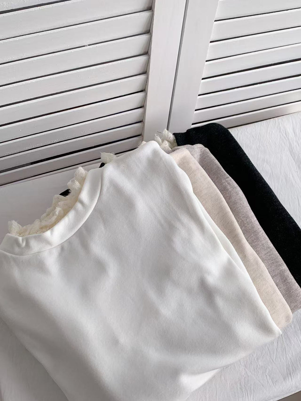 HELLO MILK TEE- 85841 高領打底衫