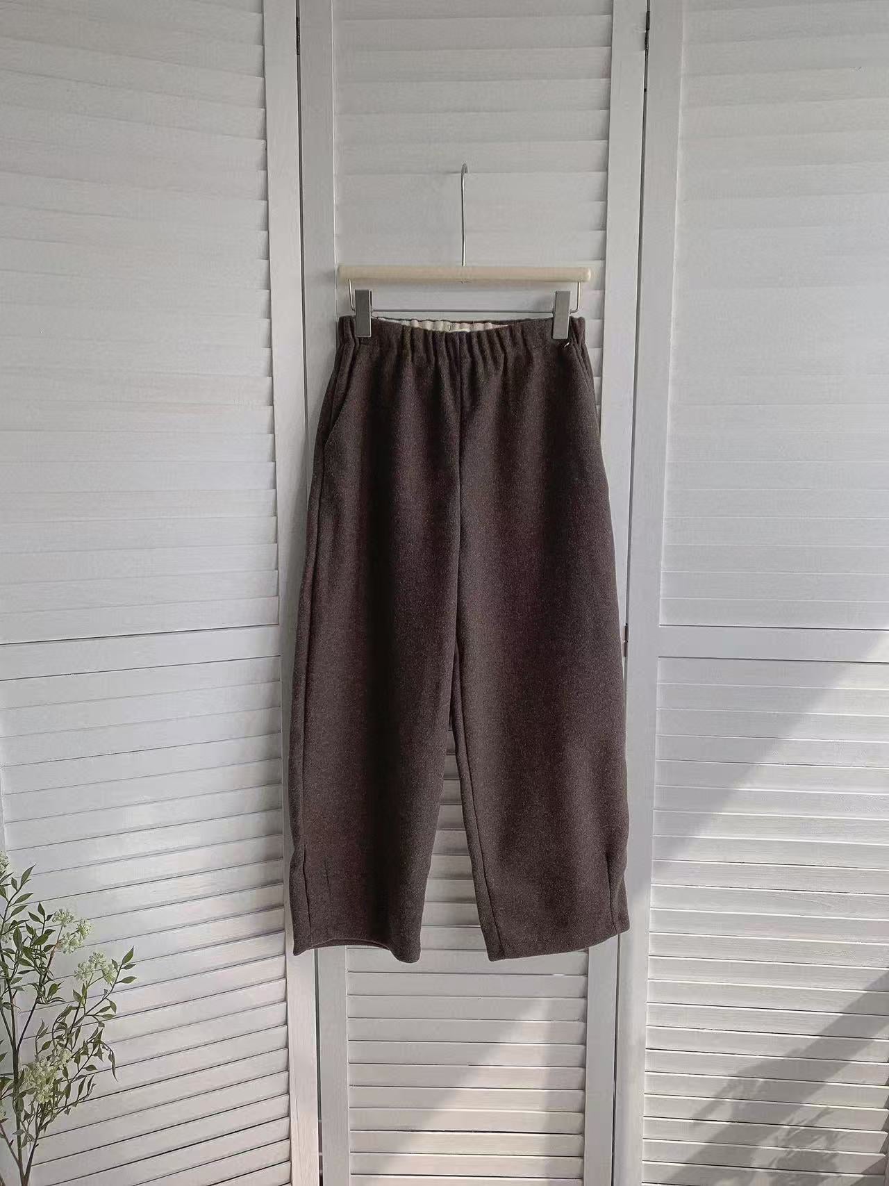 HELLO MILK TEE- 85808 休閑長褲