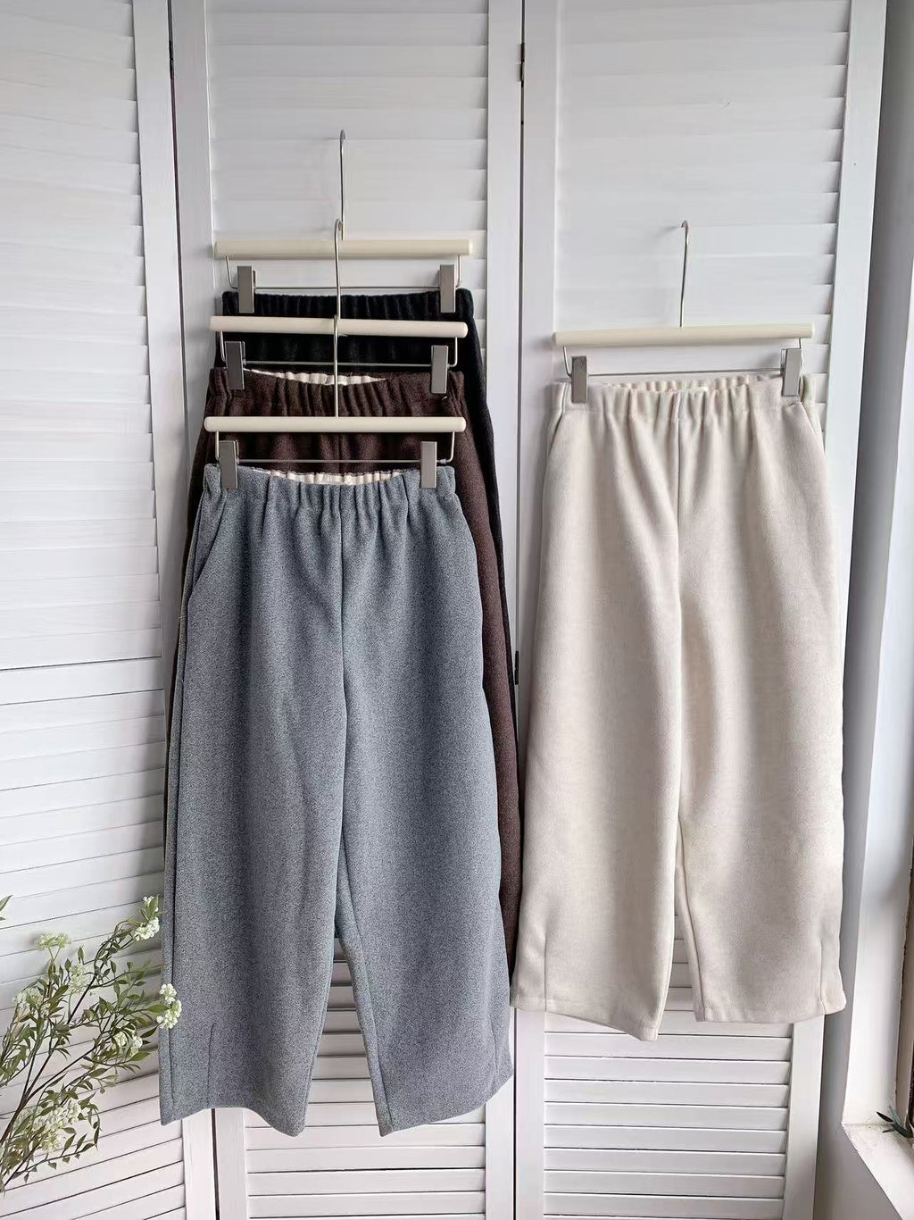 HELLO MILK TEE- 85808 休閑長褲