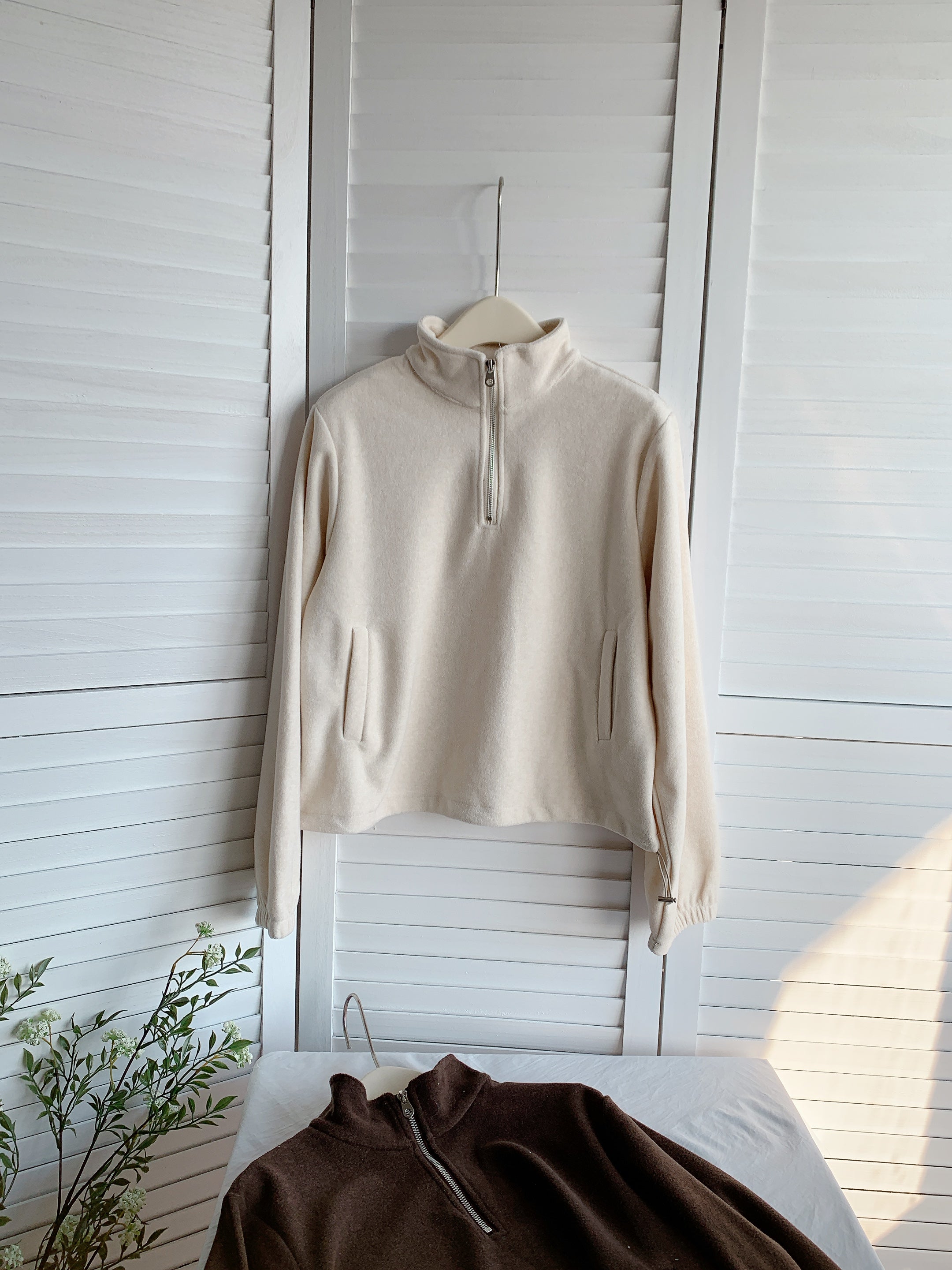 HELLO MILK TEE- 85816 半高領衛衣