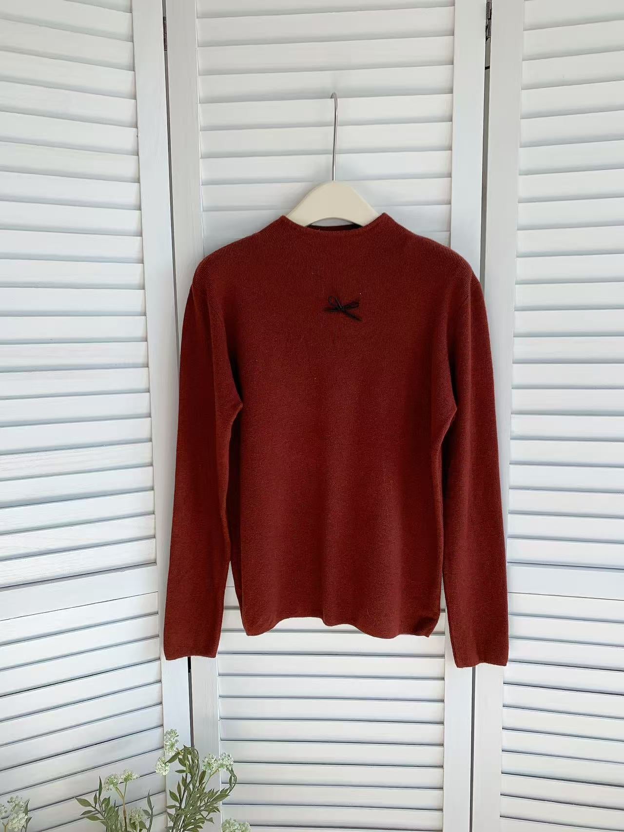 HELLO MILK TEE- 85806 半高領打底