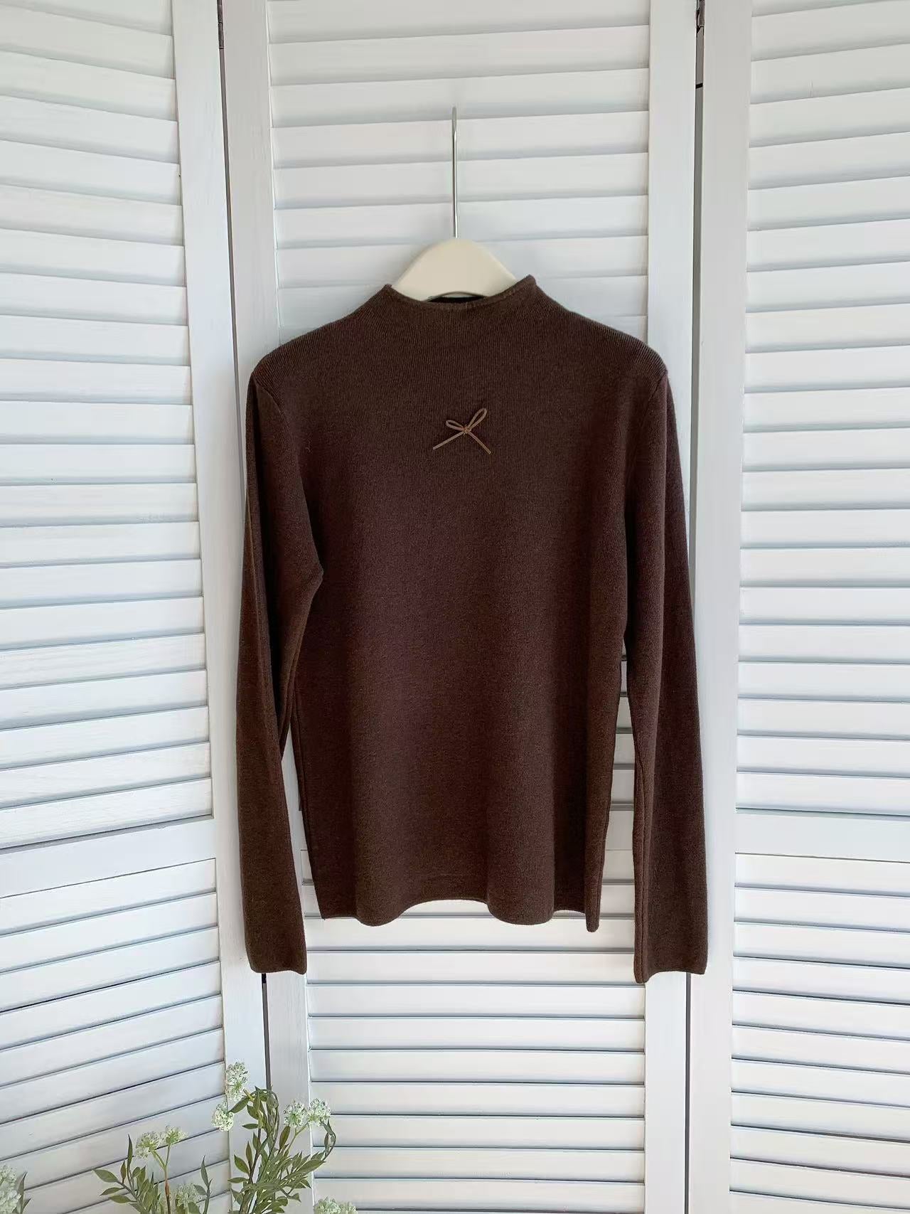 HELLO MILK TEE- 85806 半高領打底