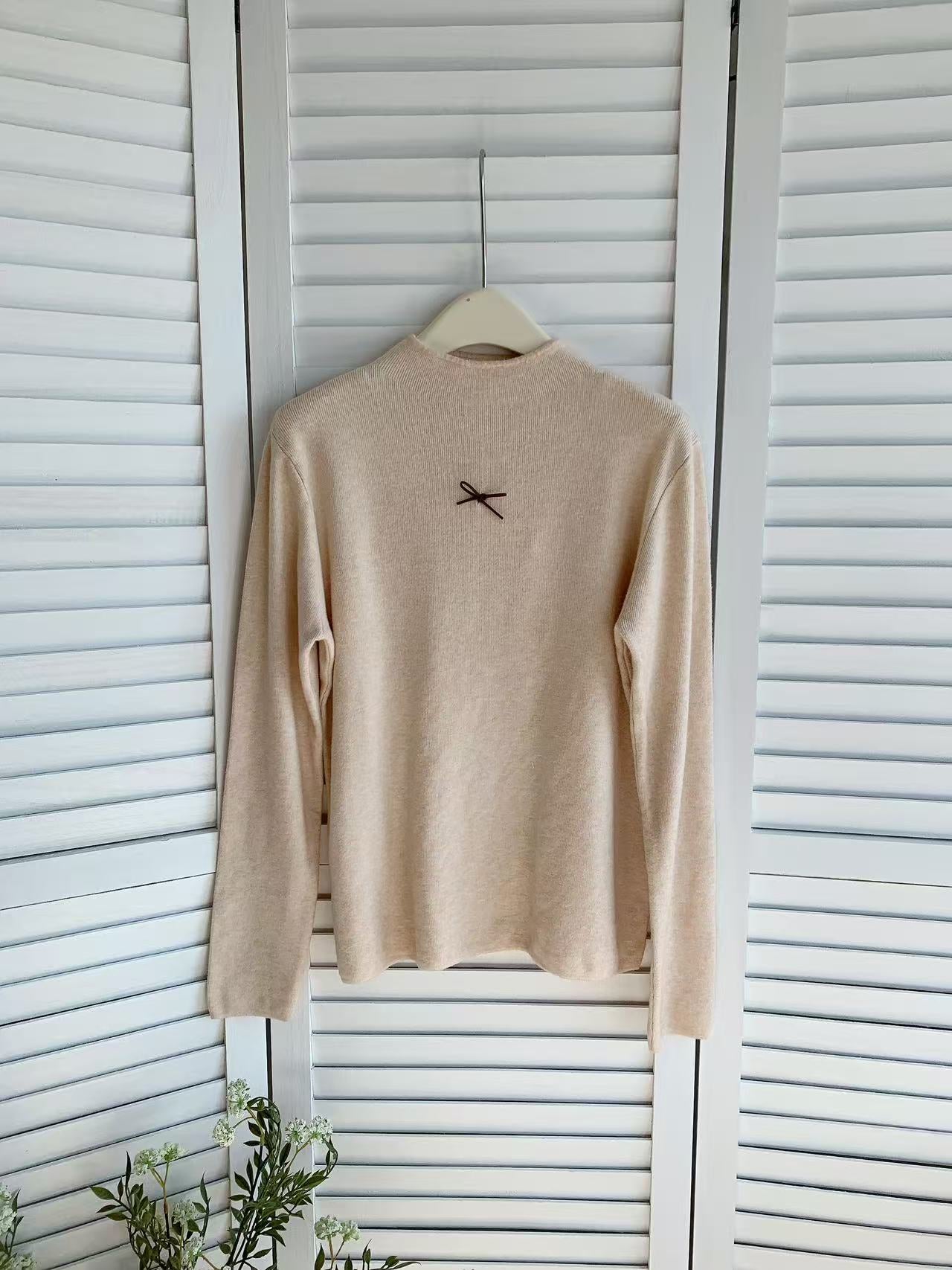 HELLO MILK TEE- 85806 半高領打底