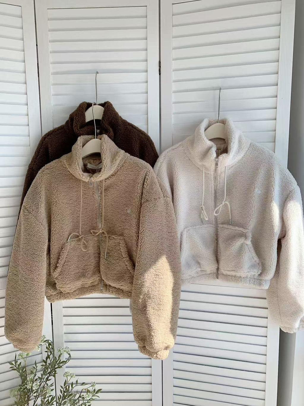 HELLO MILK TEE- 85834 立領外套