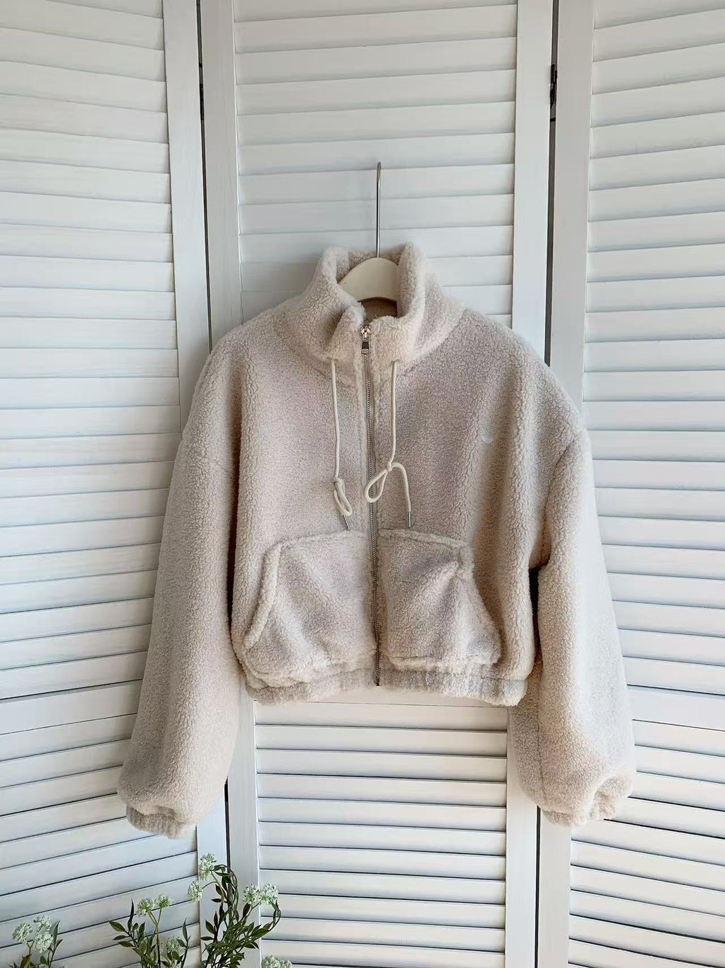 HELLO MILK TEE- 85834 立領外套