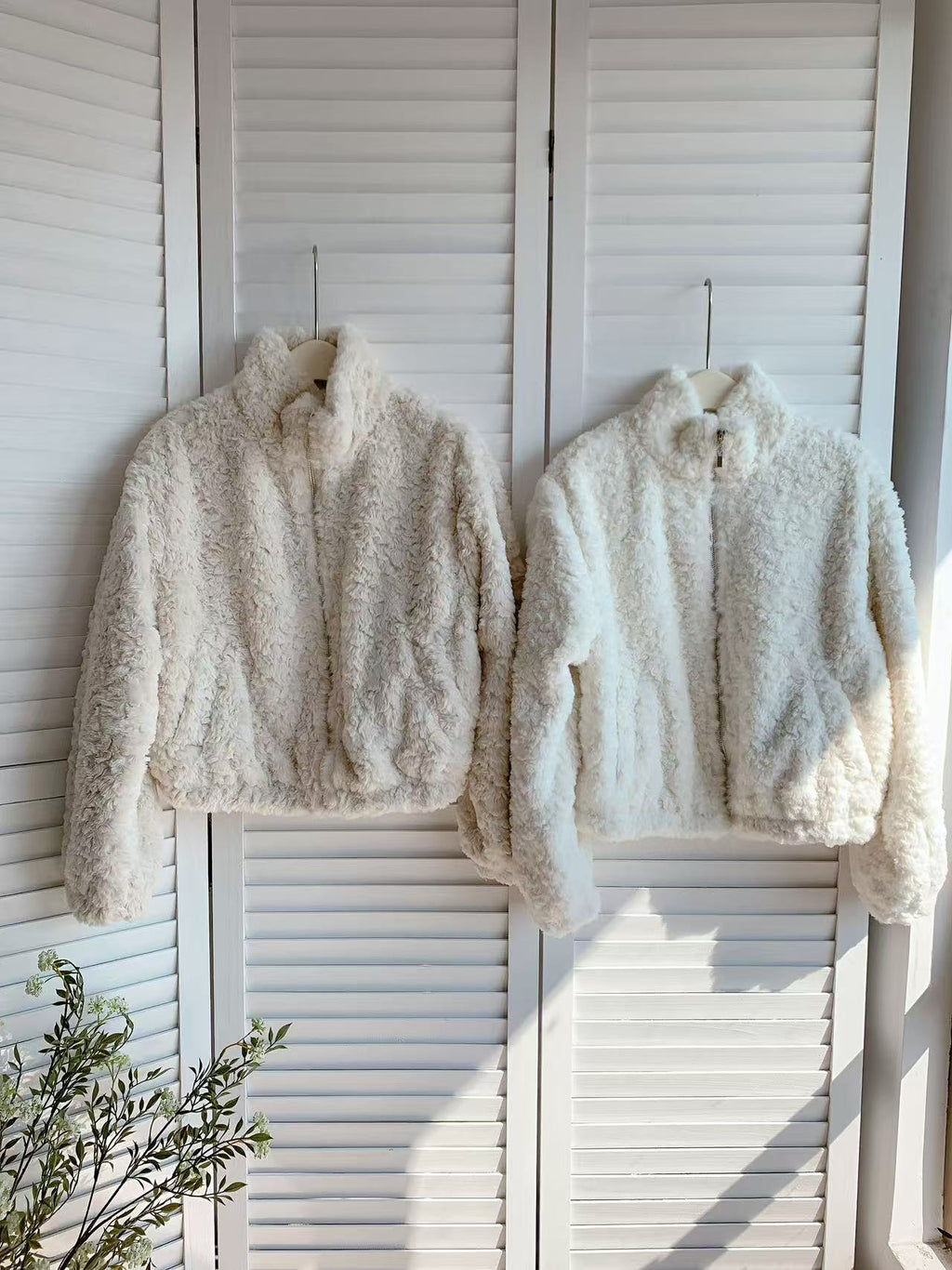 HELLO MILK TEE- 85828 毛毛外套