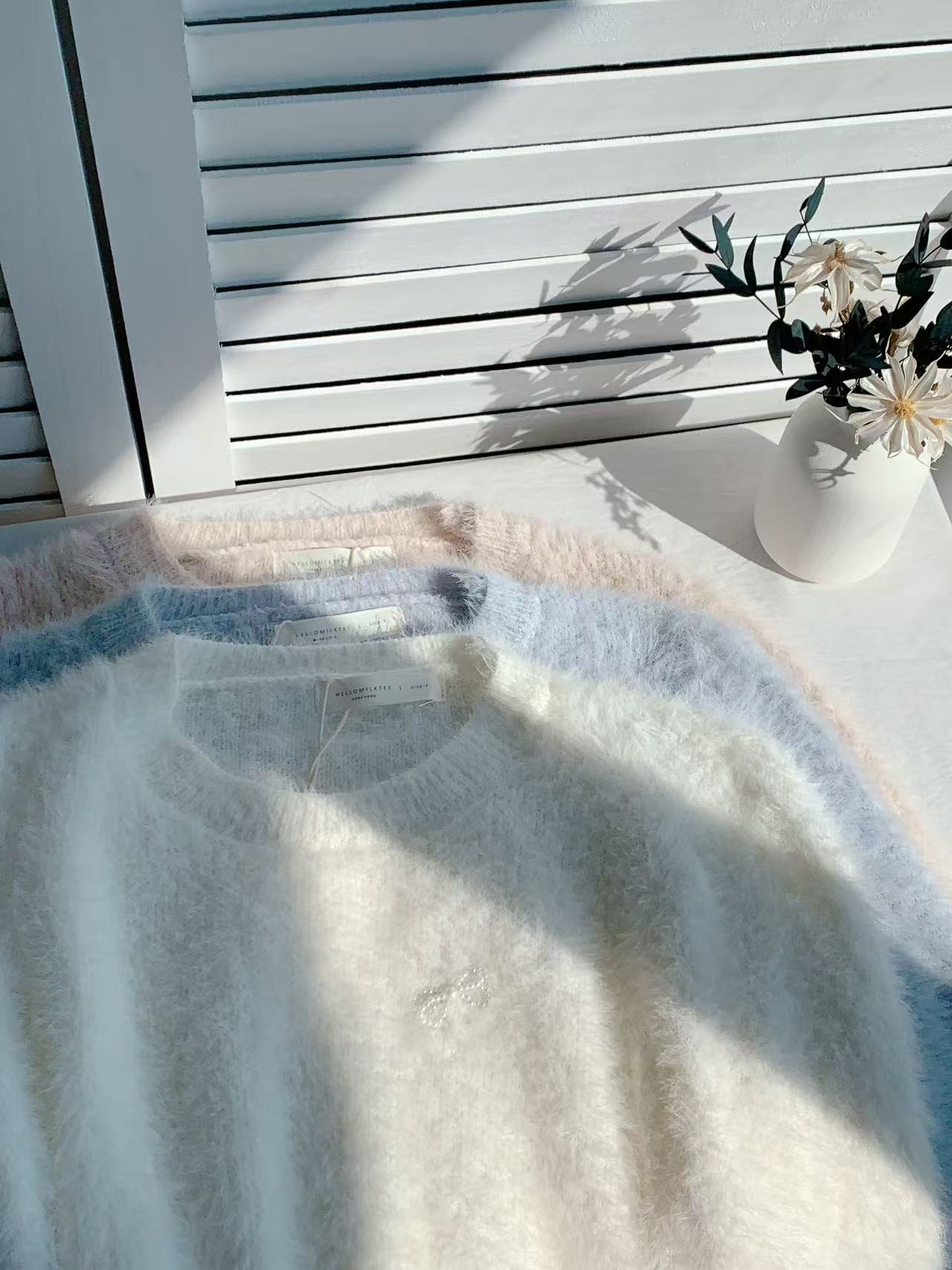 HELLO MILK TEE- 85856 圓領上衣