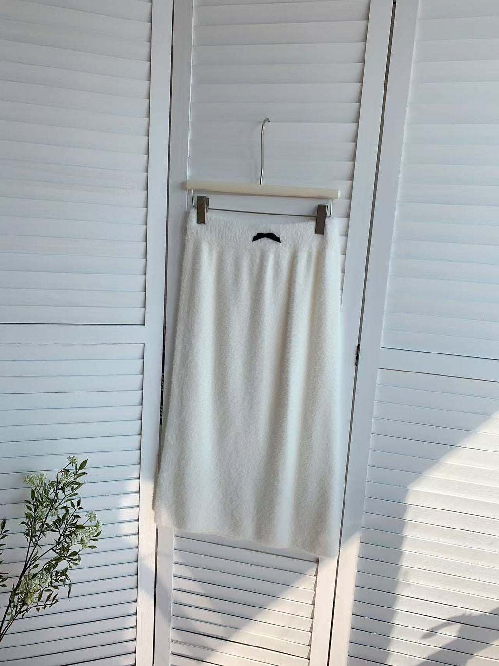 HELLO MILK TEE- 85858 毛毛半裙