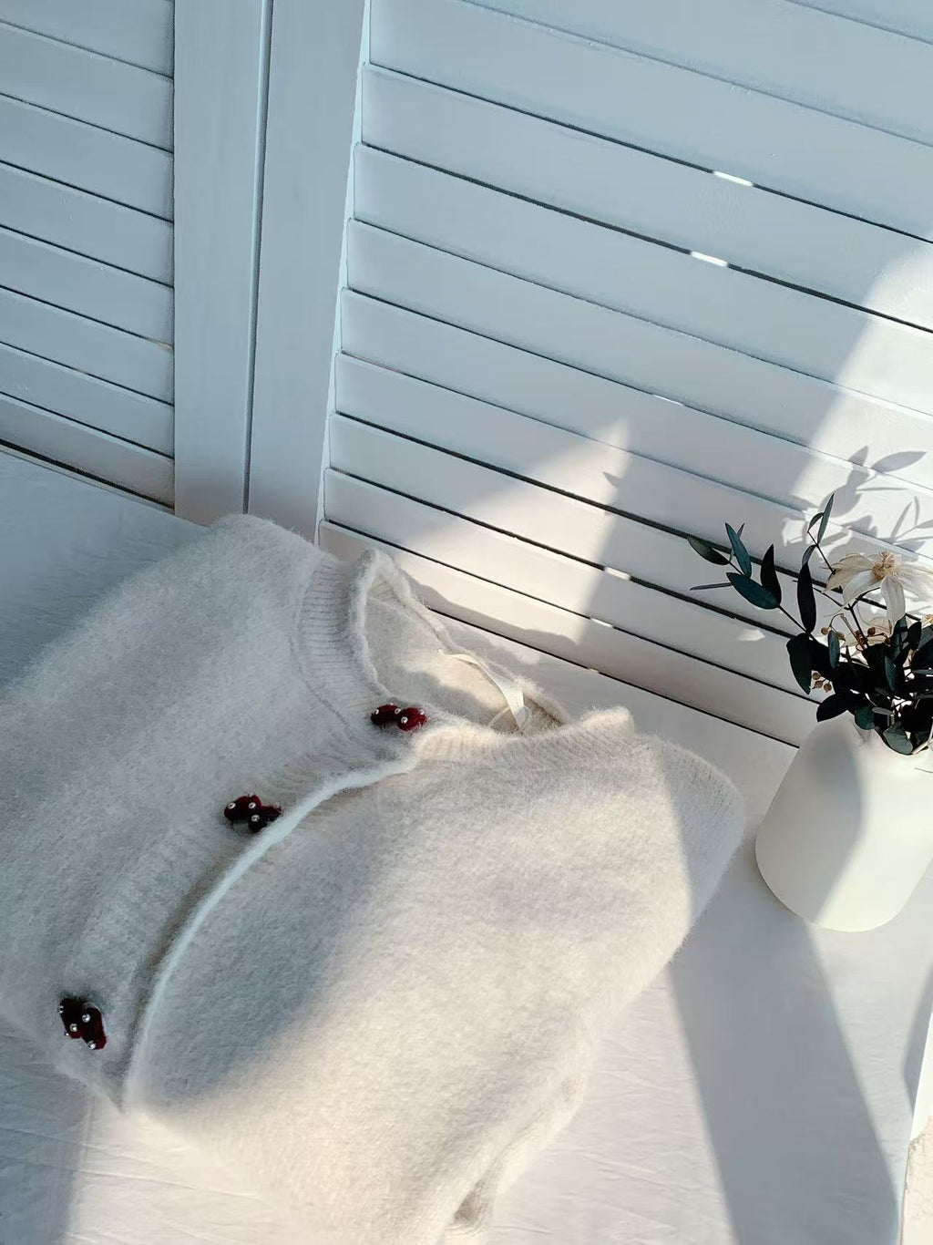 HELLO MILK TEE- 85813 純色針織衫