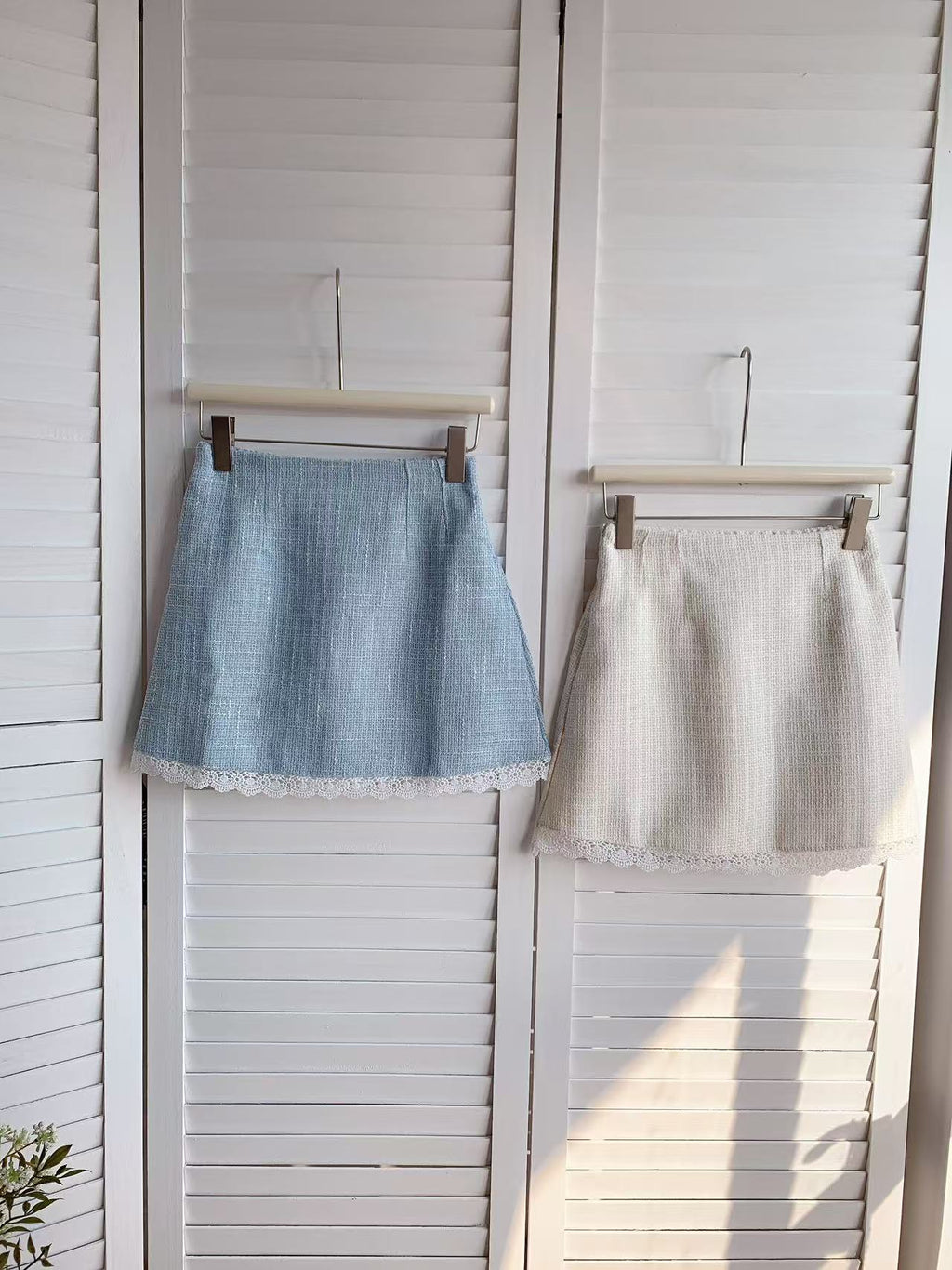 HELLO MILK TEE- 85803 拼接短裙