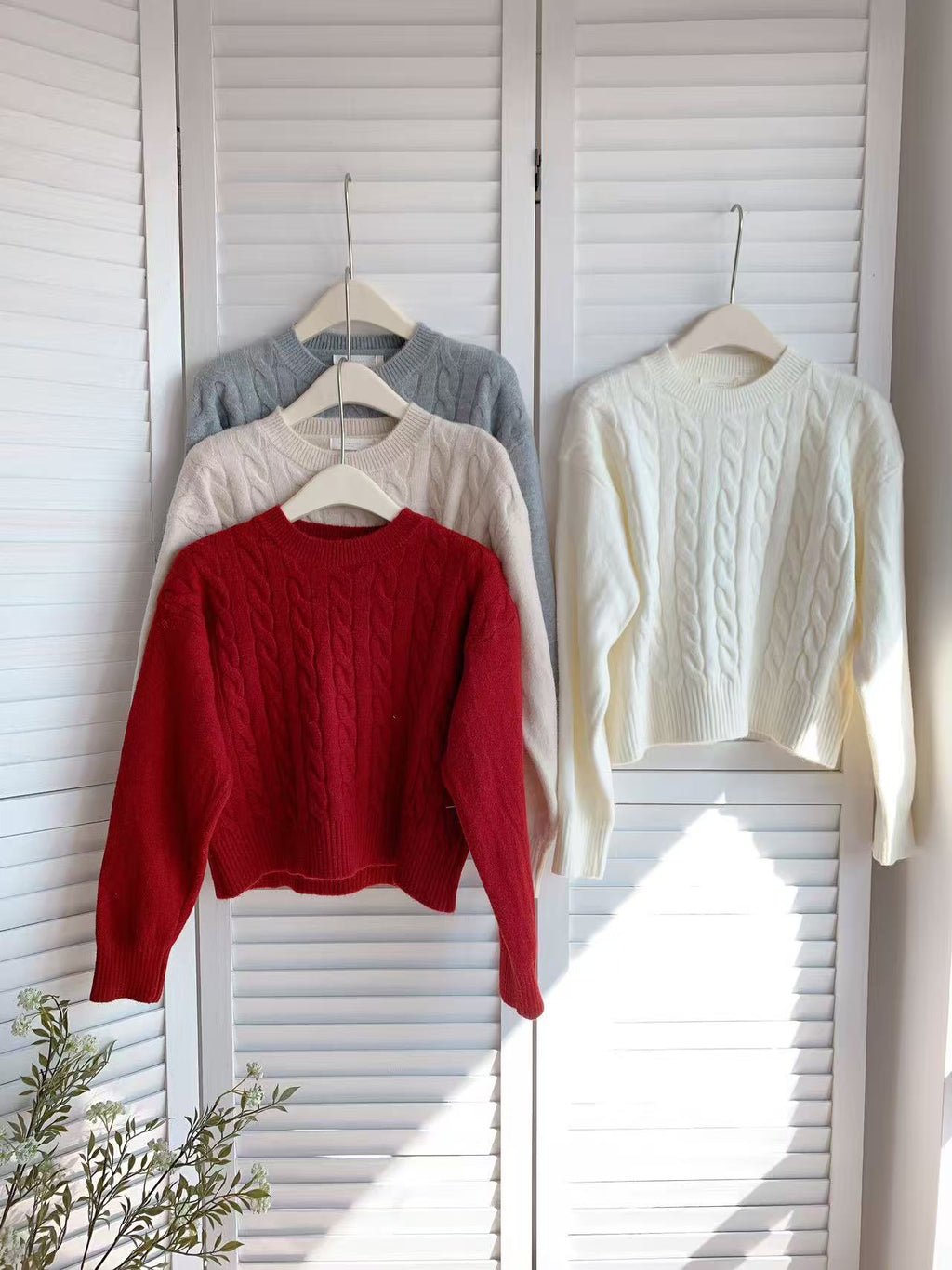 HELLO MILK TEE- 85866 圓領針織衫