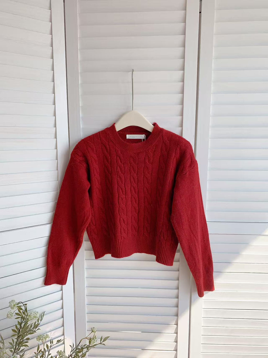 HELLO MILK TEE- 85866 圓領針織衫