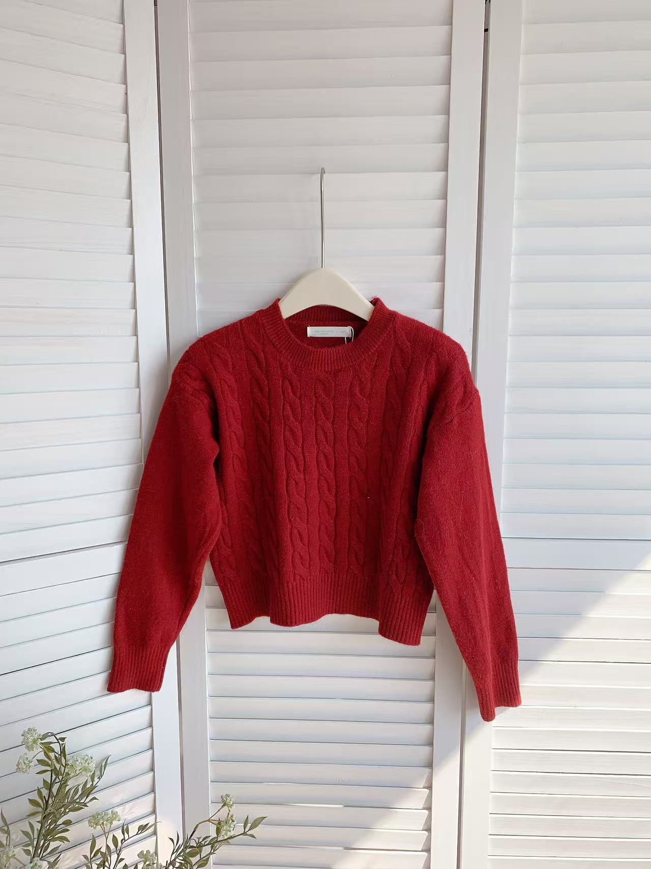 HELLO MILK TEE- 85866 圓領針織衫