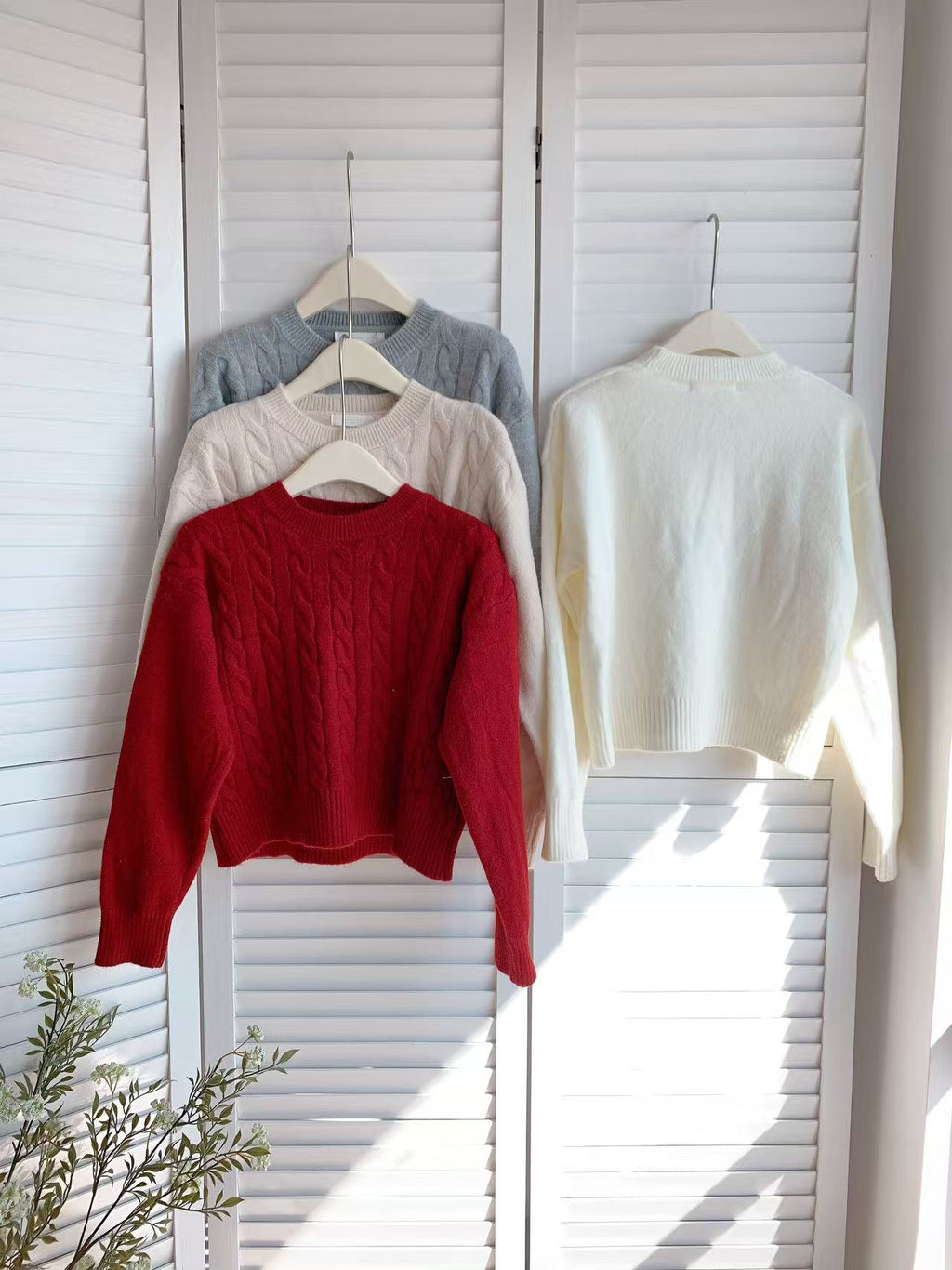 HELLO MILK TEE- 85866 圓領針織衫