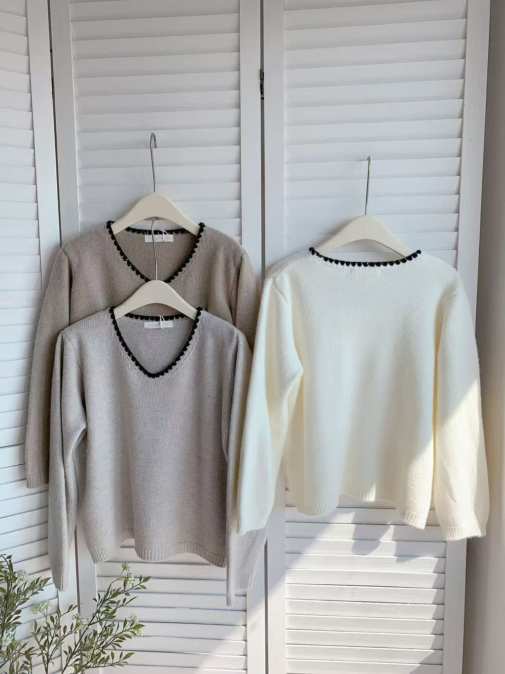 HELLO MILK TEE- 85845 撞色上衣