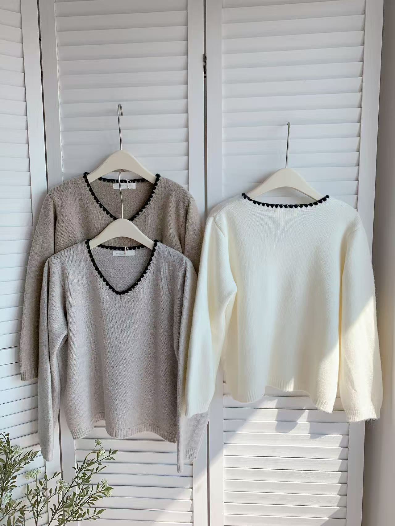 HELLO MILK TEE- 85845 撞色上衣