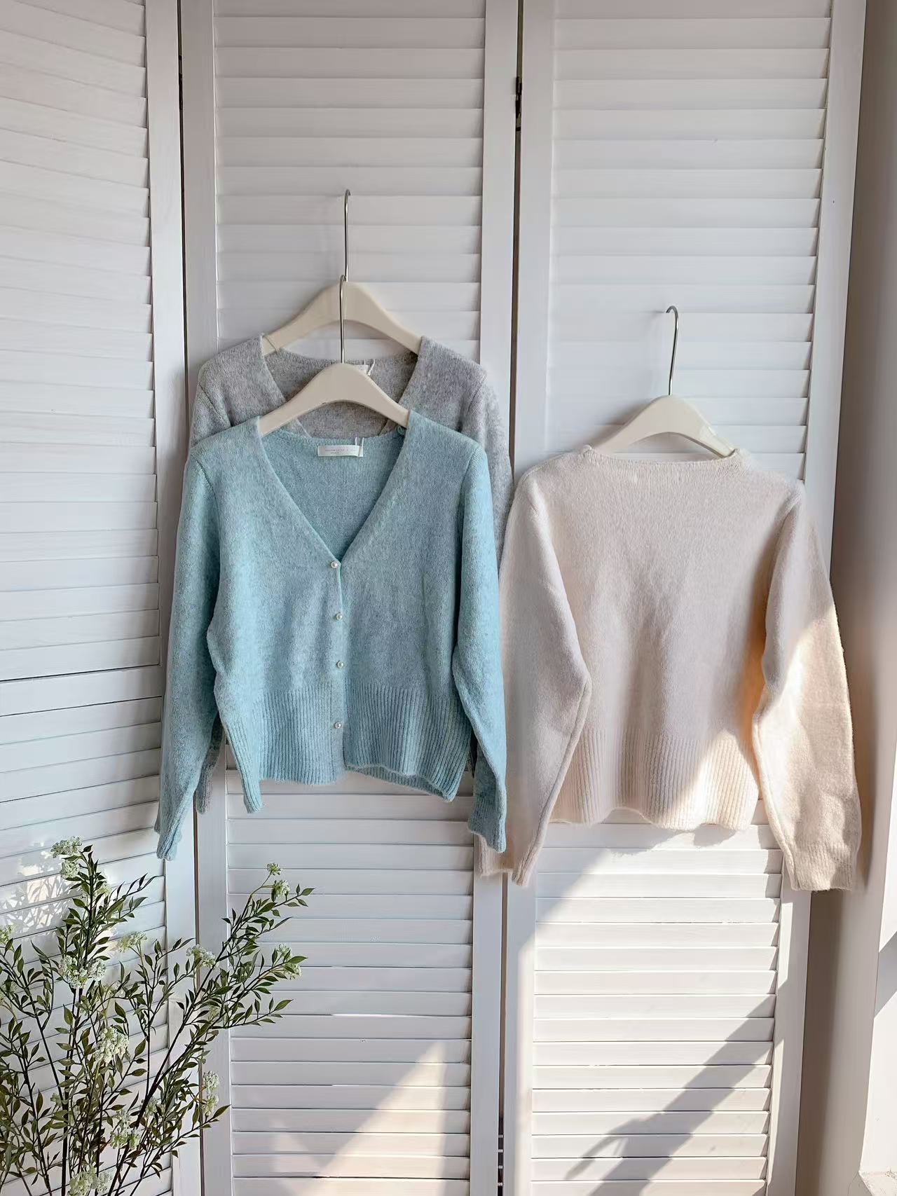 HELLO MILK TEE- 85867 針織開衫