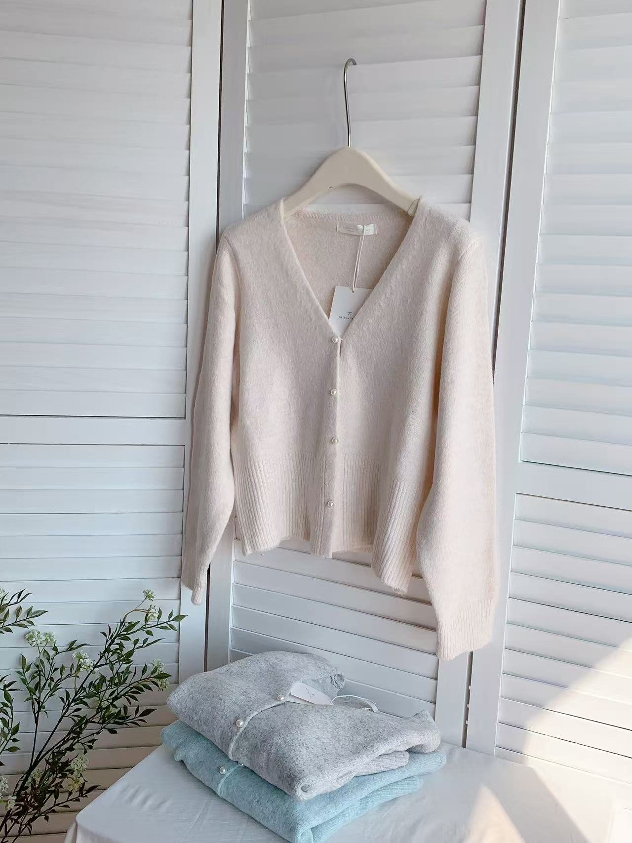 HELLO MILK TEE- 85867 針織開衫