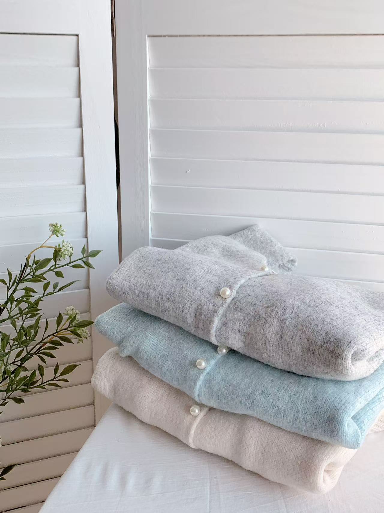 HELLO MILK TEE- 85867 針織開衫