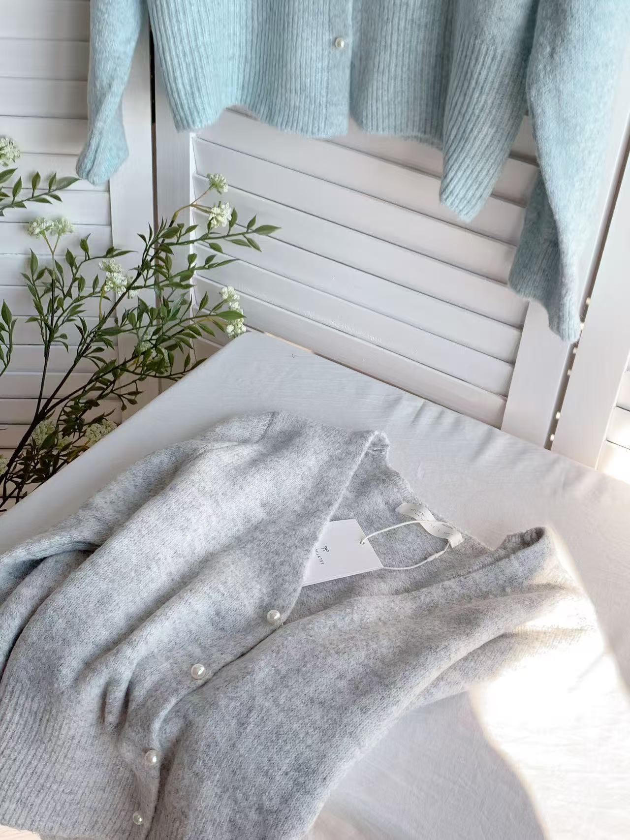 HELLO MILK TEE- 85867 針織開衫