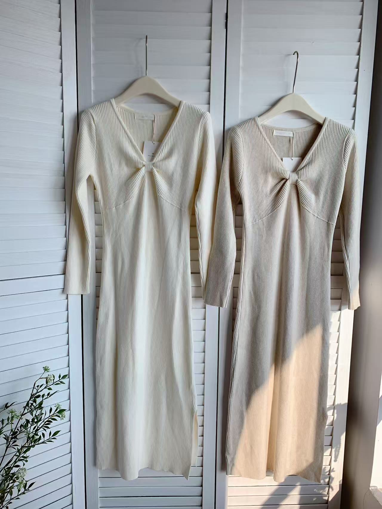 HELLO MILK TEE- 85780 針織連衣裙